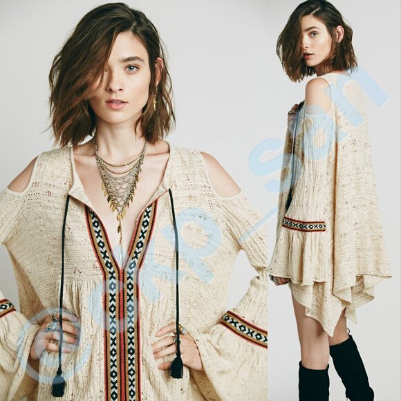 Free People For the Love of Flowers Tunic Sz XS - Picture 2 of 15